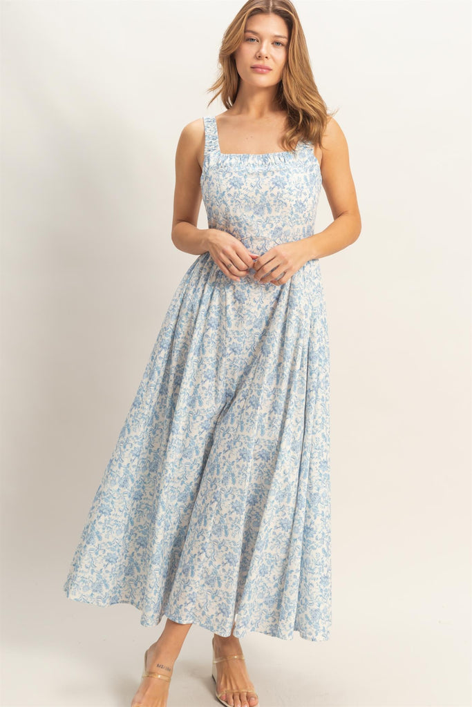 Garden Grace Midi Dress