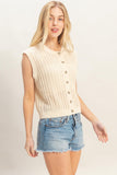 Sandy Shore Knit Vest