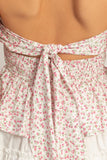 Cottage Rose Peplum Top
