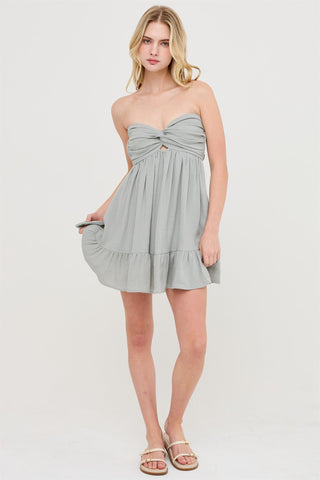 Twisted Charm Mini Dress