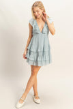 Willow Ruffle Mini Dress