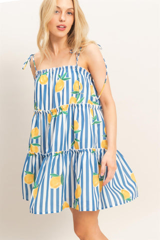 Capri Citrus Mini Dress