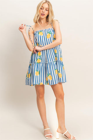 Capri Citrus Mini Dress