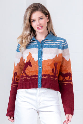 Saddleback Sunset Cardigan