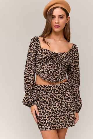 For The Love Of Leopard Skirt