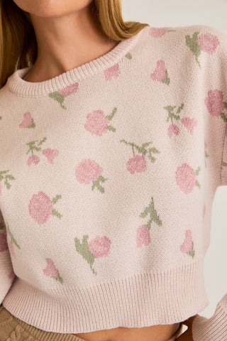 Very Sweet Floral Sweater