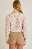 Very Sweet Floral Sweater