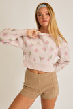 Very Sweet Floral Sweater