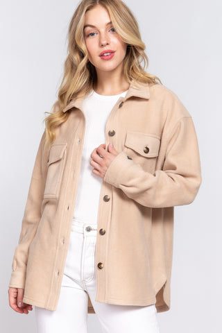 Adorable Intentions Jacket in Taupe