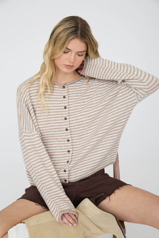 Weekend Stroll Striped Sweater