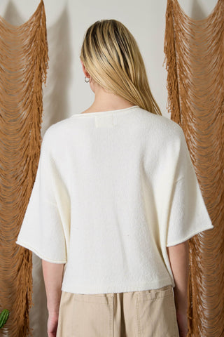 Cozy Button Top