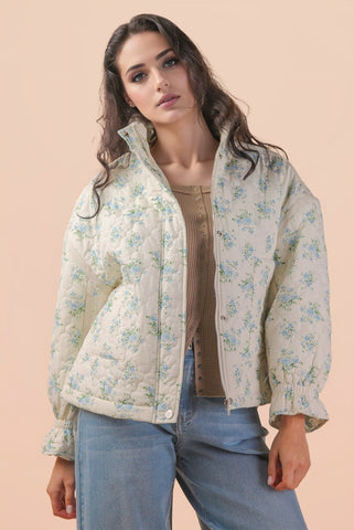 Soft Bloom Quilted Jacket