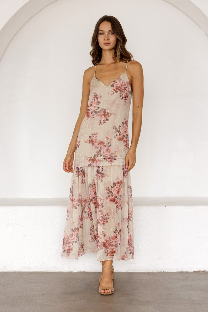 Pressed Petals Maxi Dress