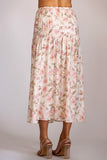 Petal Drift Midi Skirt