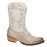 Walk Your Way Booties in Cream