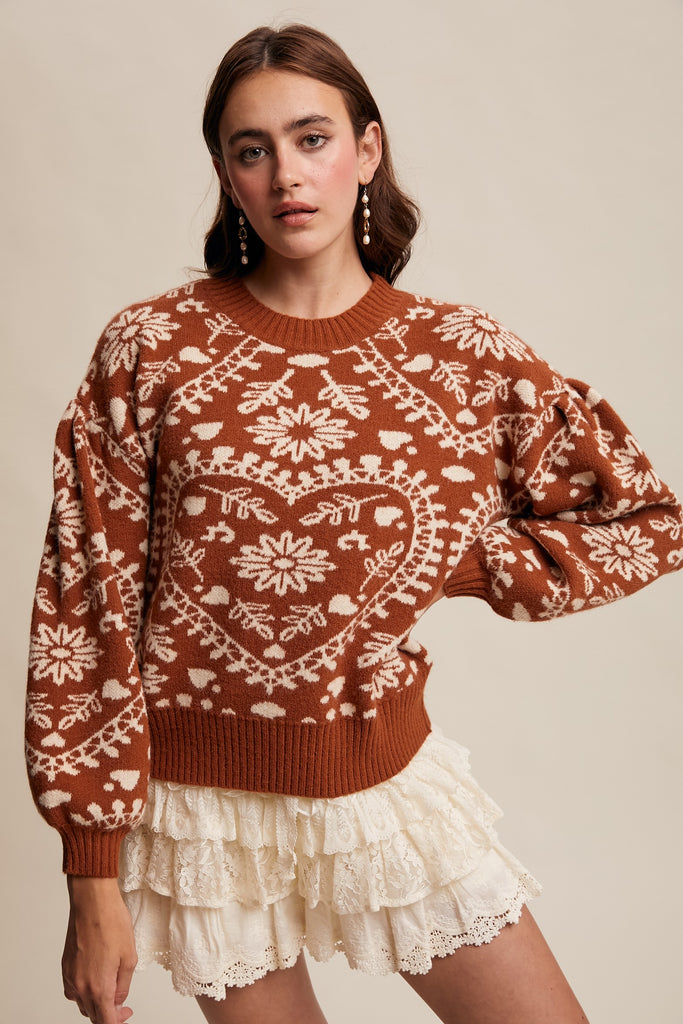 Winter Sweetheart Sweater
