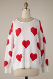 Falling In Love Hearts Sweater