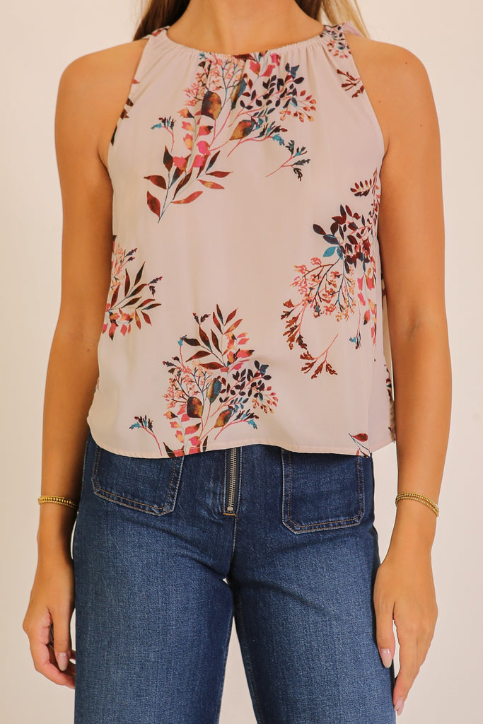 Sienna Wildflower Halter Top