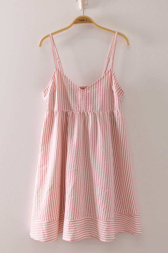 Smocked Stripe Dress