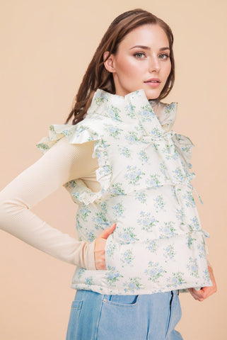 Willow Ruffle Layering Vest