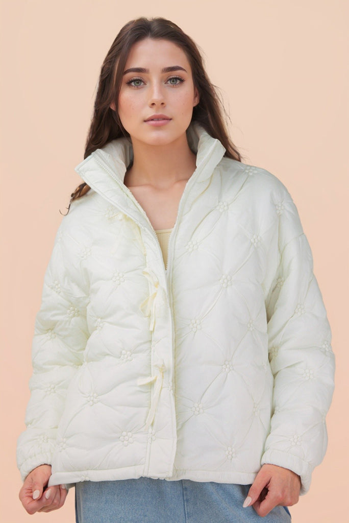 Sweet Meadows Quilted Puffer