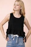 Sweetheart Bow Peplum Top