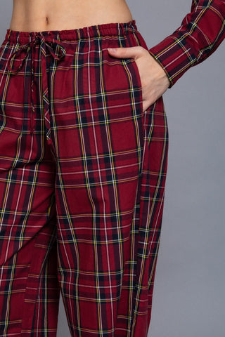 Holiday Plaid Relaxed Pant