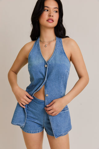 Never Satisfied Romper