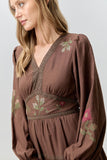 Everly Boho Embroidered Dress
