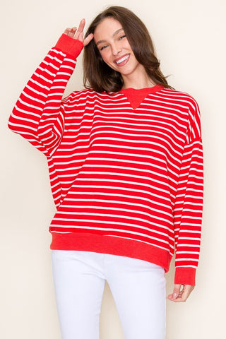 Cherry Stripe Sweater