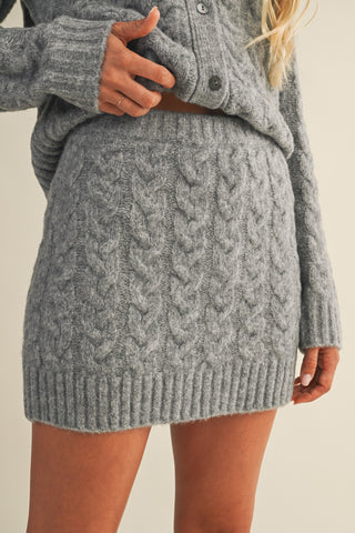 Fireside Cable Mini Skirt
