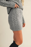 Fireside Cable Mini Skirt