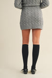 Fireside Cable Mini Skirt