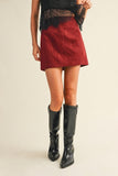 Late Entry Mini Skirt