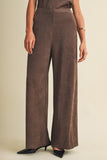 Nightcap Suede Wide-Leg Pants