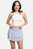 Shine Bright Mini Skirt in Blue