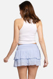 Shine Bright Mini Skirt in Blue