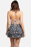 Shine Bright Mini Skirt in Navy Floral