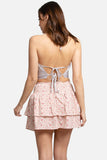 Shine Bright Mini Skirt in Pink Floral