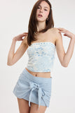 Blue Garden Corset