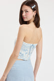 Blue Garden Corset