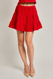 Spirit Squad Skirt in Red