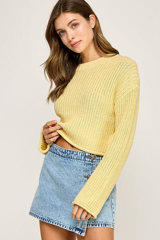 Easy Lounge Crop Pullover