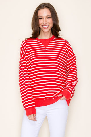 Cherry Stripe Sweater