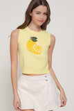 Sunny Citrus Knit Tank