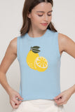 Sunny Citrus Knit Tank