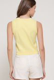 Sunny Citrus Knit Tank
