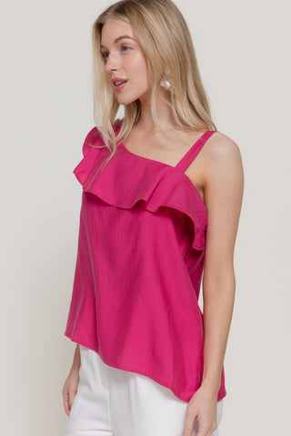 Sunset Ruffle Tank