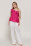 Sunset Ruffle Tank