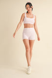 Casual Comfort Bra Top Pink Gingham
